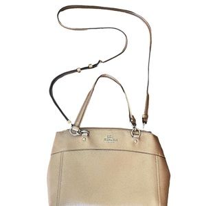 Coach Mini Satchel in Gold Rose Cross Body Bag